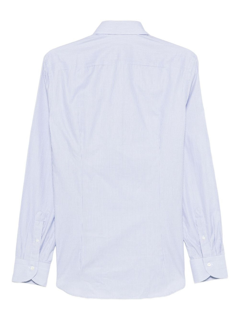 Canali pinstriped cotton shirt outlook