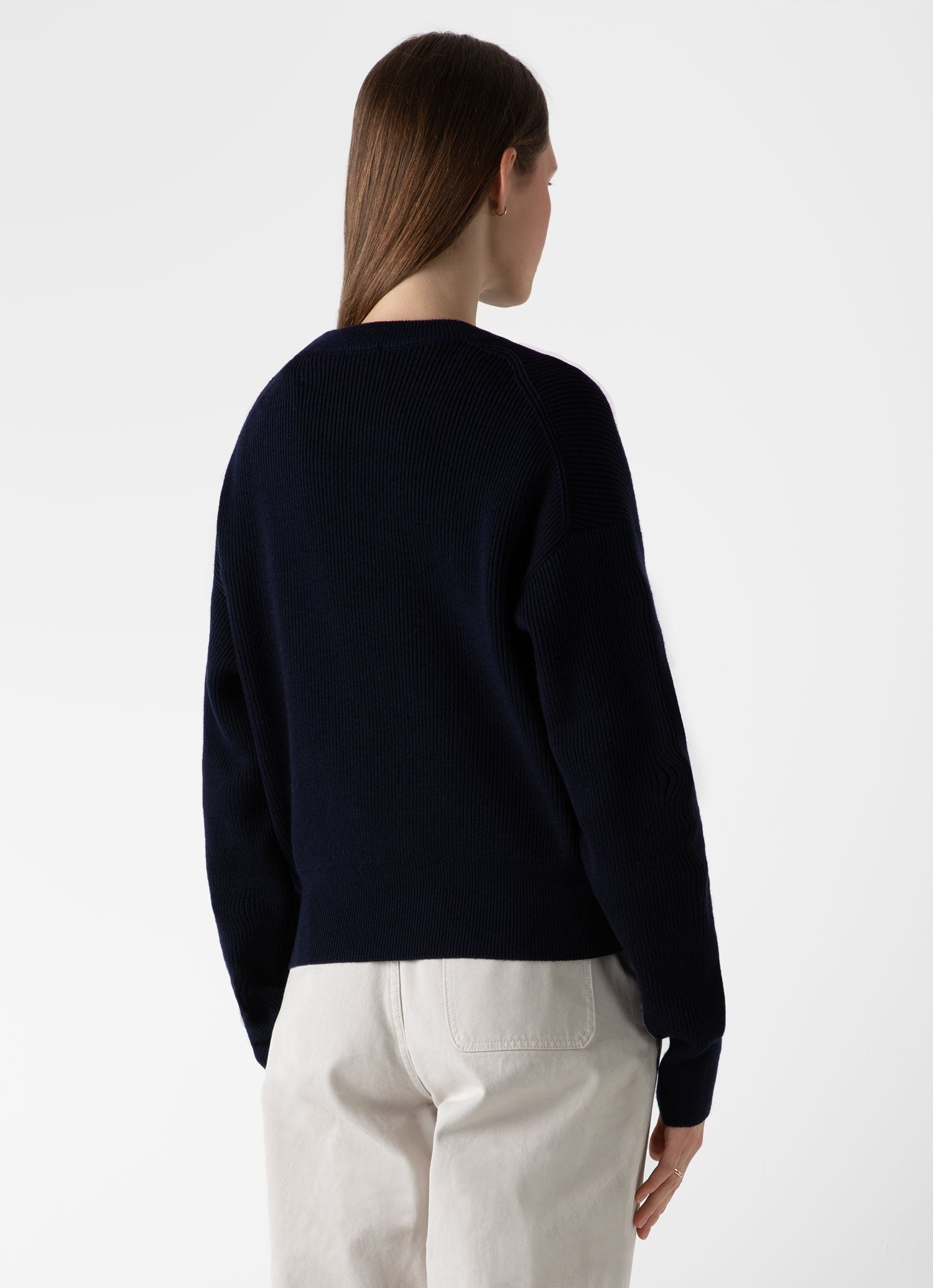 Ribbed Crew Neck Jumper - 4