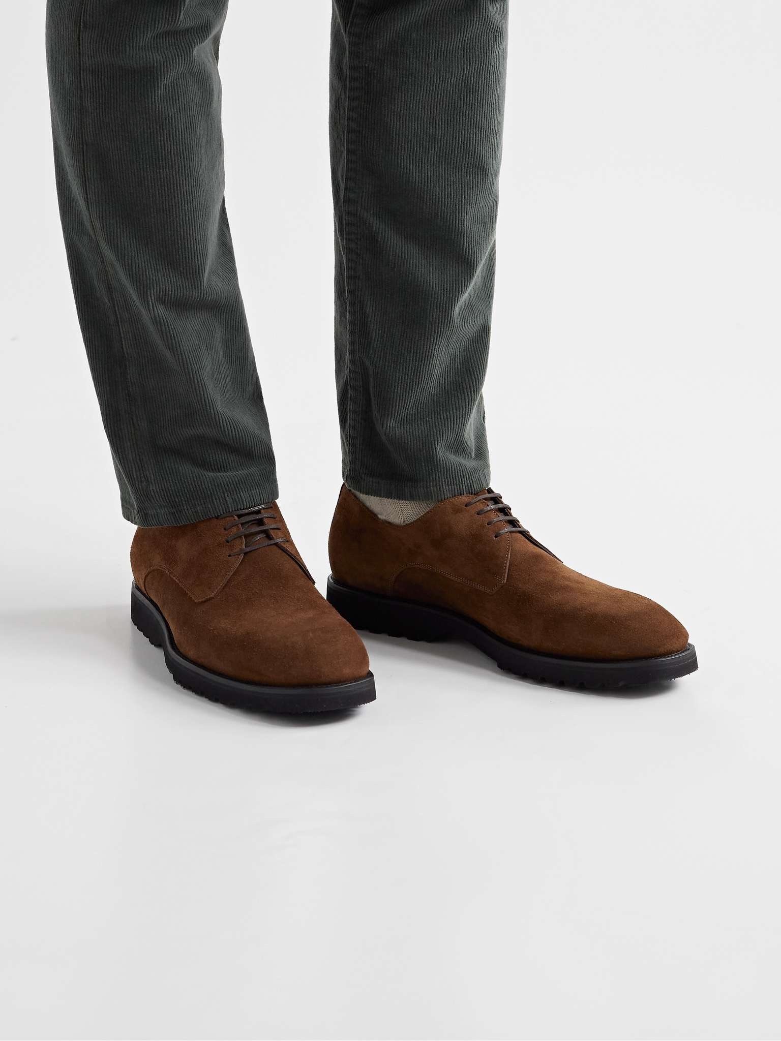 Kensington Suede Derby Shoes - 2