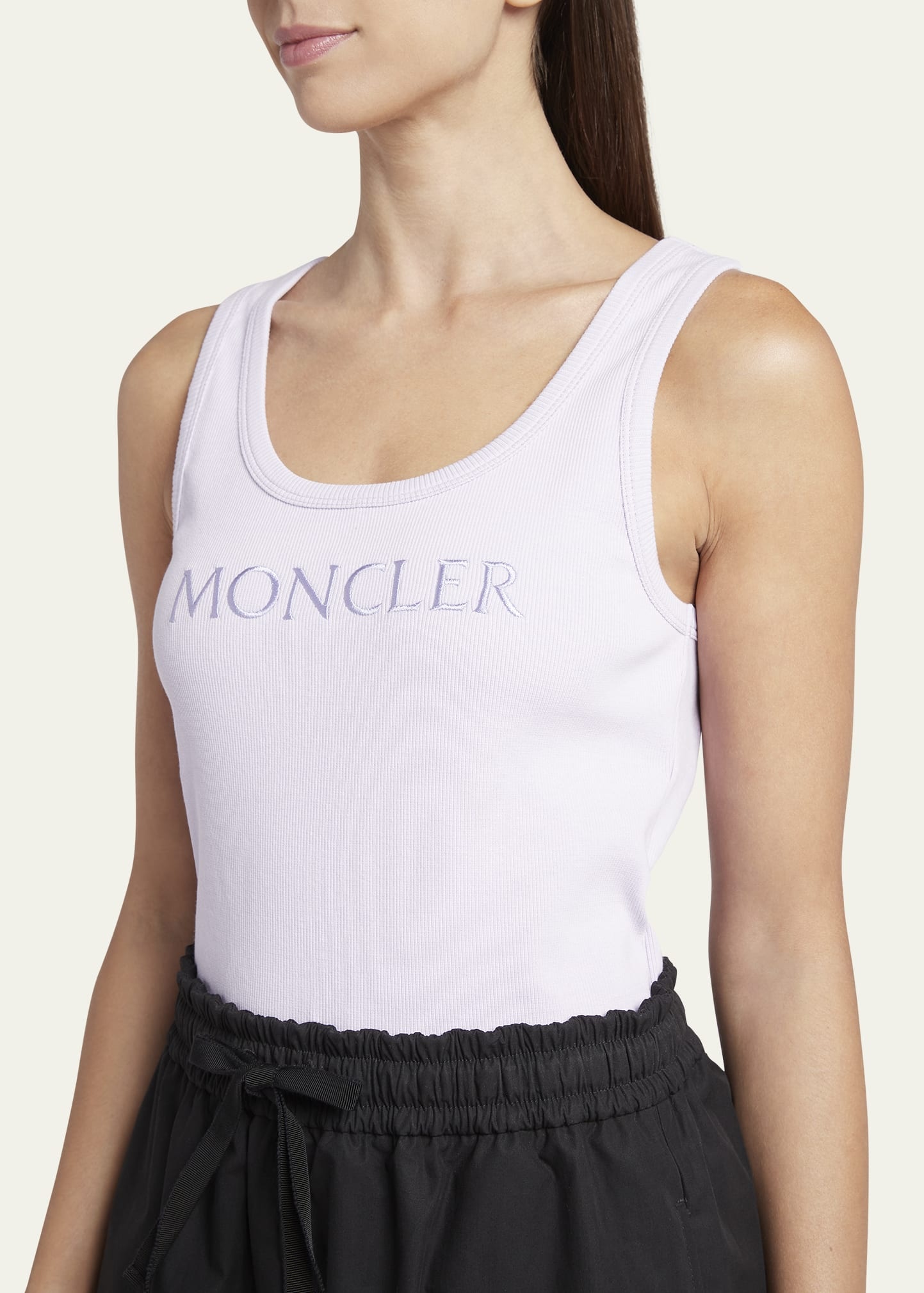 Embroidered Logo Jersey Tank Top - 5