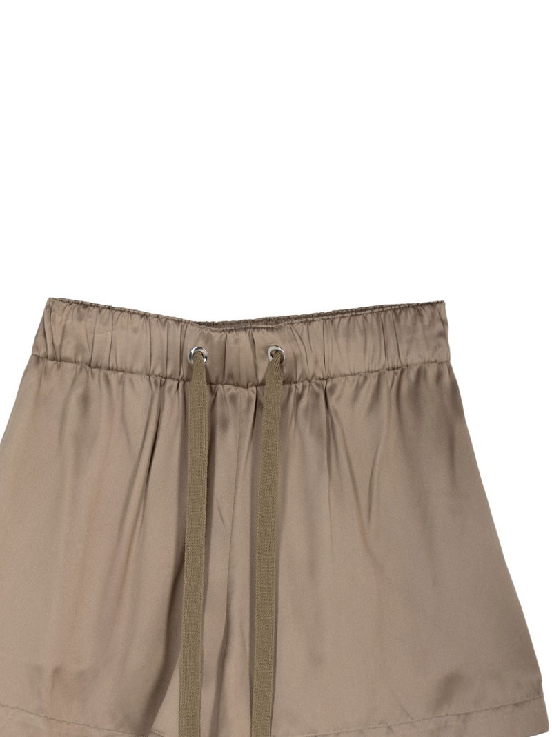 Valentina drawstring elastic-waistband shorts 3