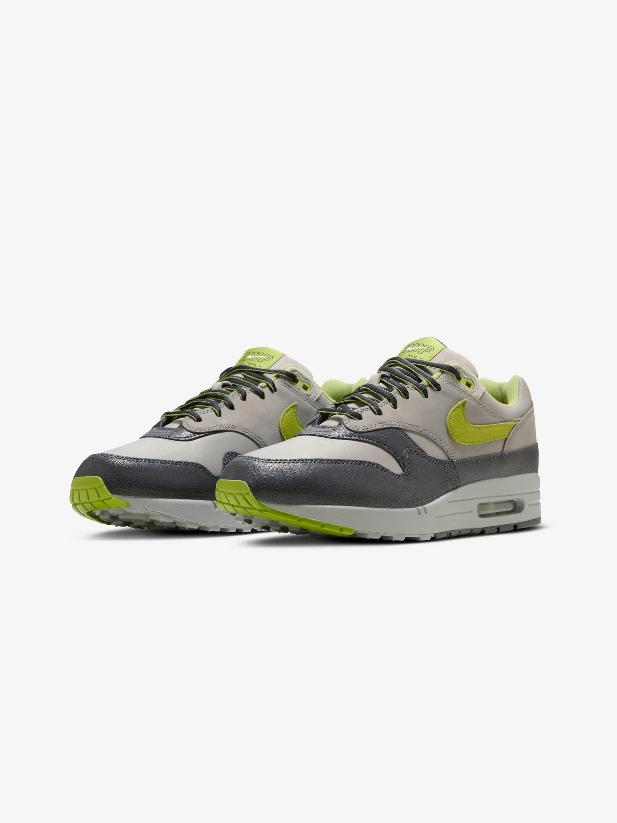 NIKE AIR MAX 1 SP (ANTHRACITE/PEAR-MEDIUM GREY-FLAT PEWTER) - 2