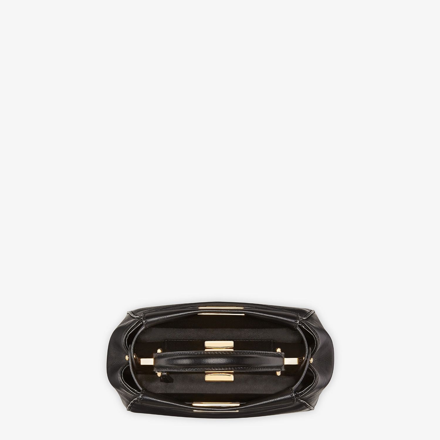 Black nappa leather minibag - 4