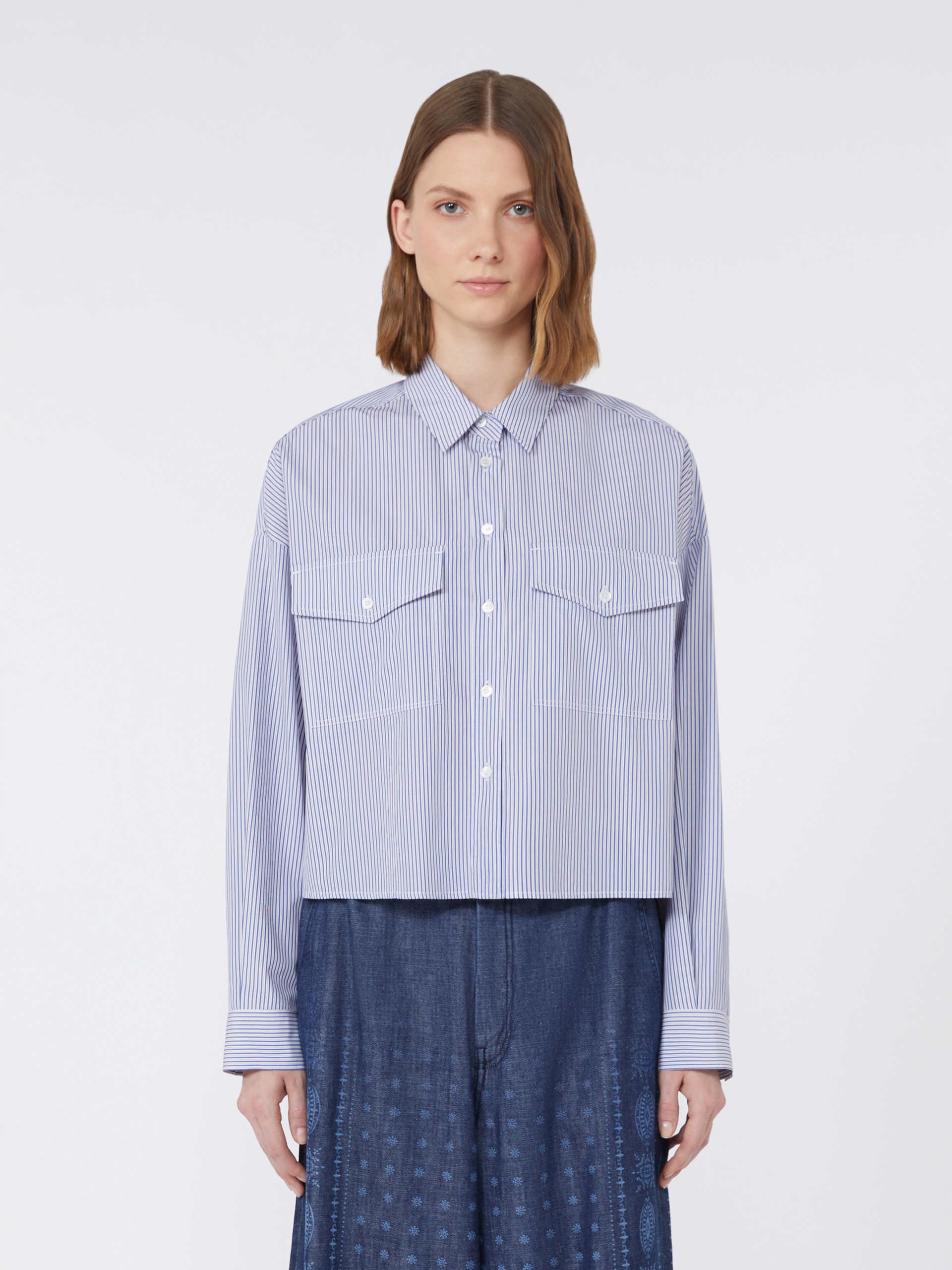 DORIA Heavy cotton canvas shirt - 3