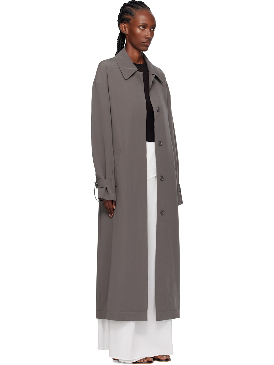 Gray Elemental Marianne Trench Coat - 2