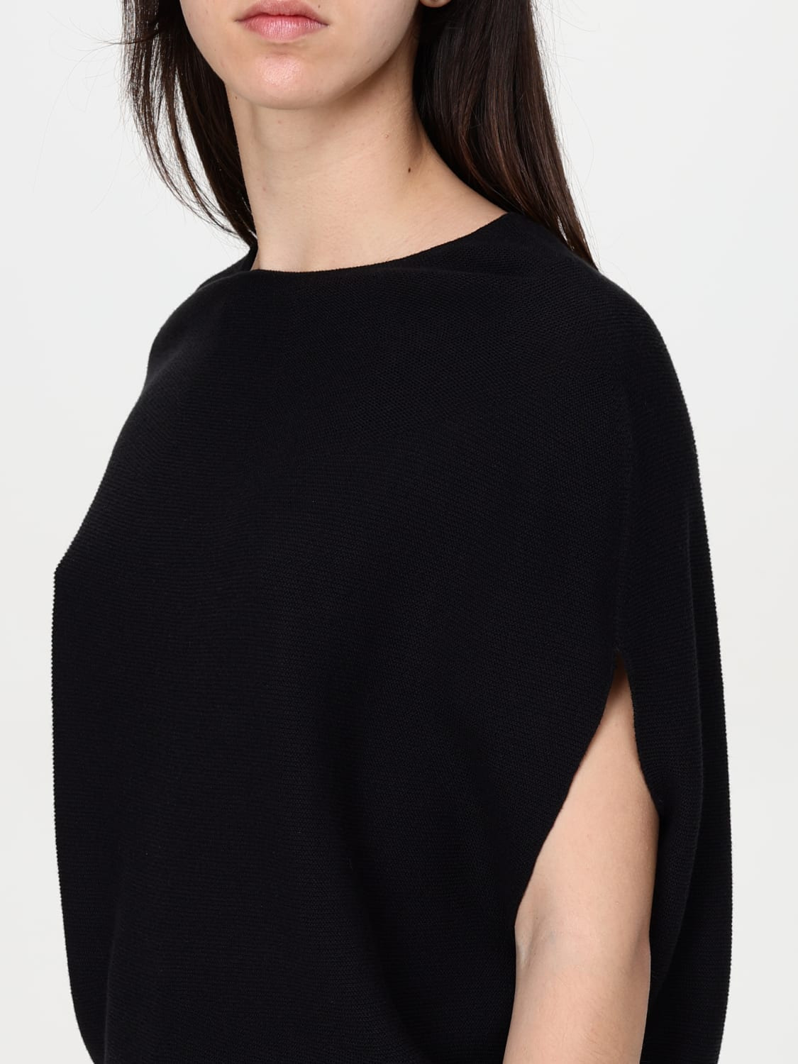 Emporio Armani cotton and viscose top - 3