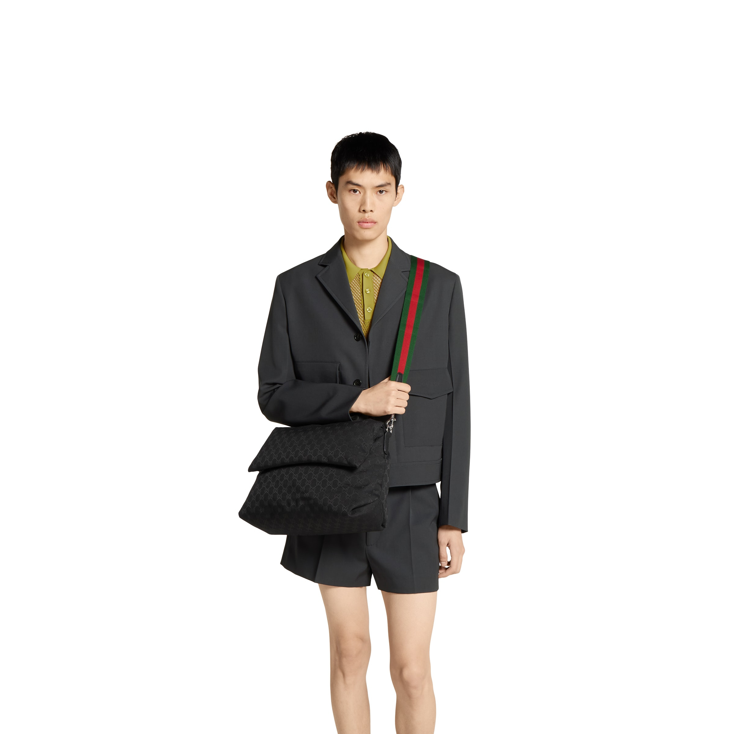 Medium GG crossbody bag with Web - 4