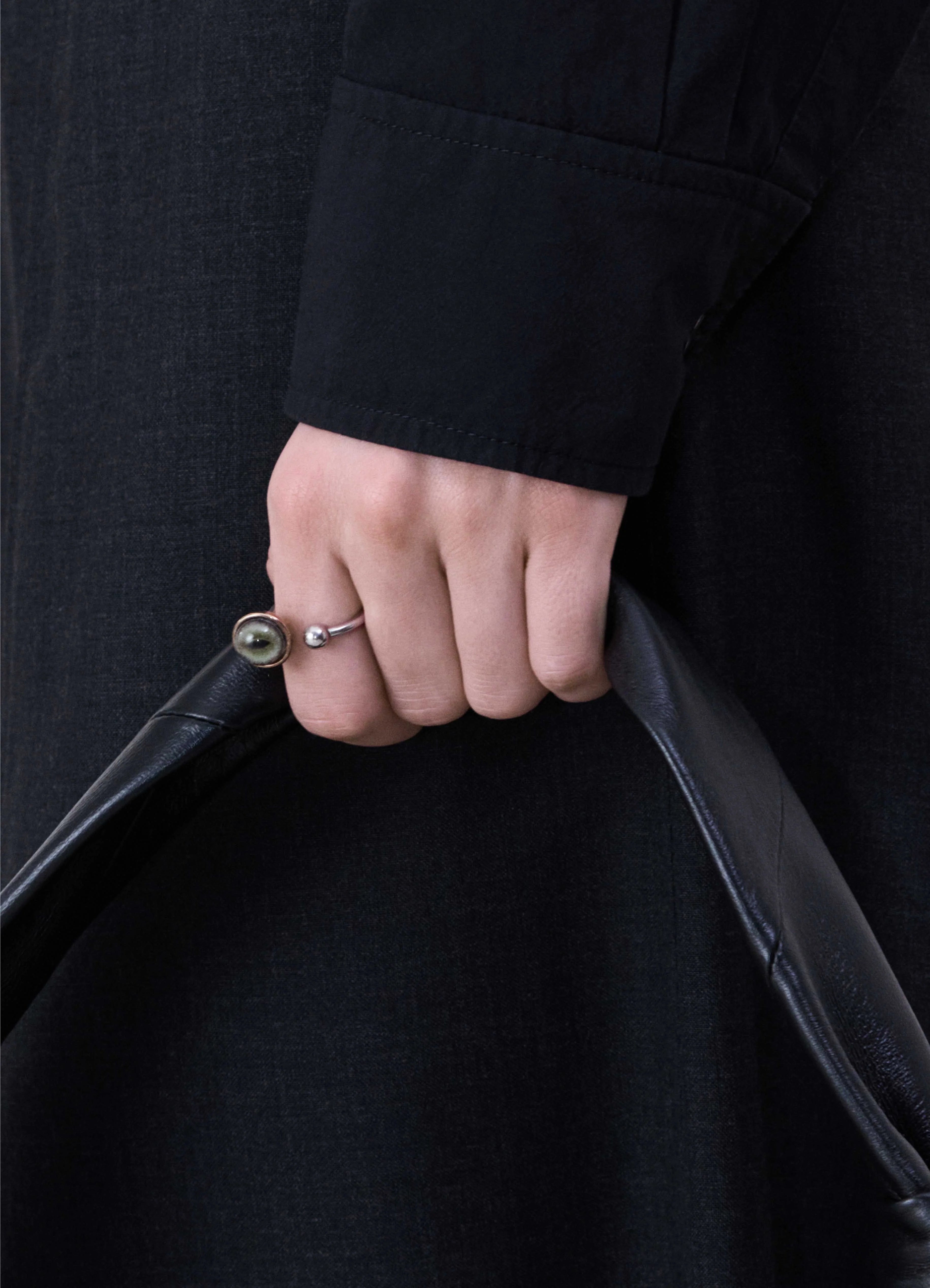 CAT EYE RATTLE RING - 3