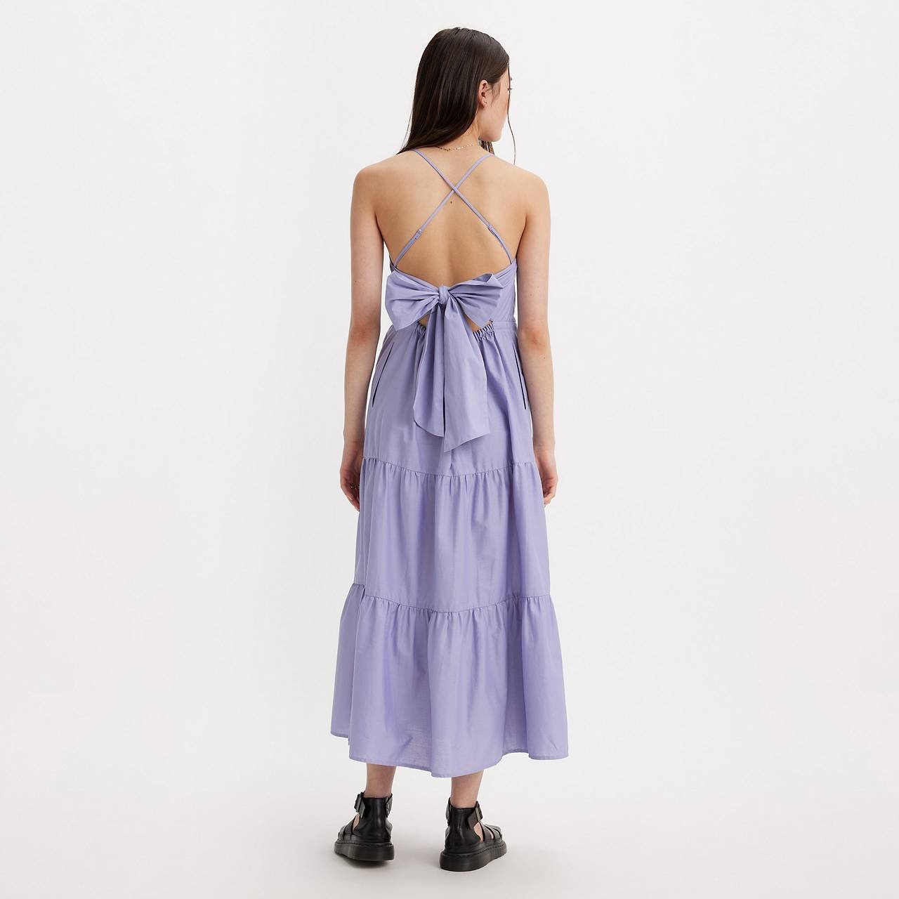 MAXI TIERED SLIP DRESS - 3