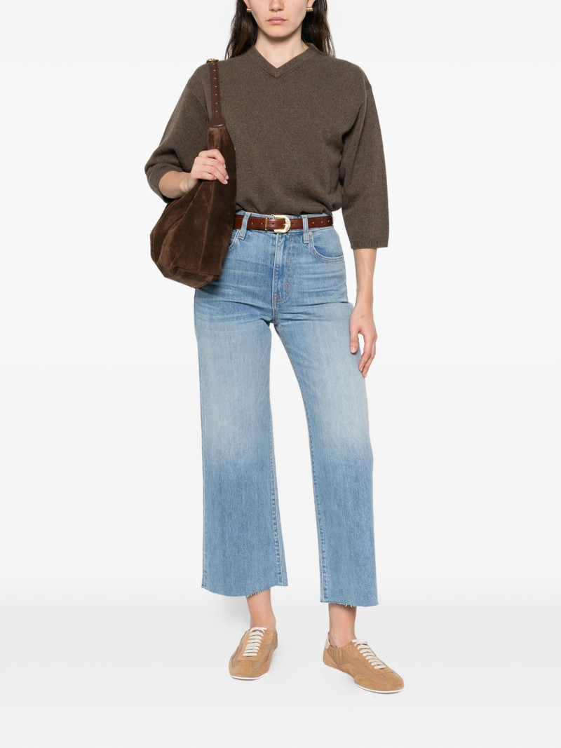 SLVRLAKE frayed grace crop denim jeans outlook