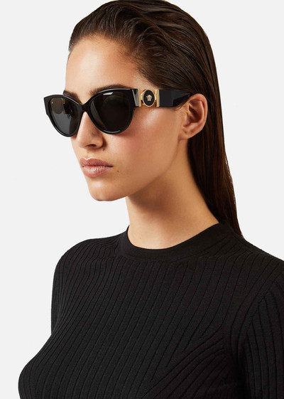 VERSACE Cat-Eye Medusa Medalion Sunglasses outlook