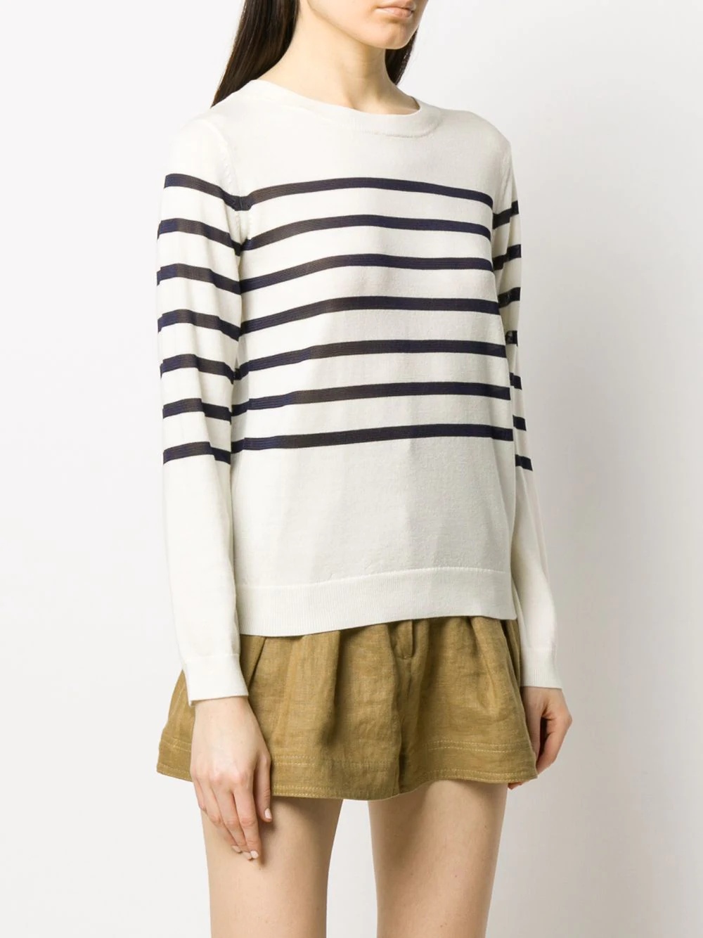 Cordelia striped slim-fit jumper - 3