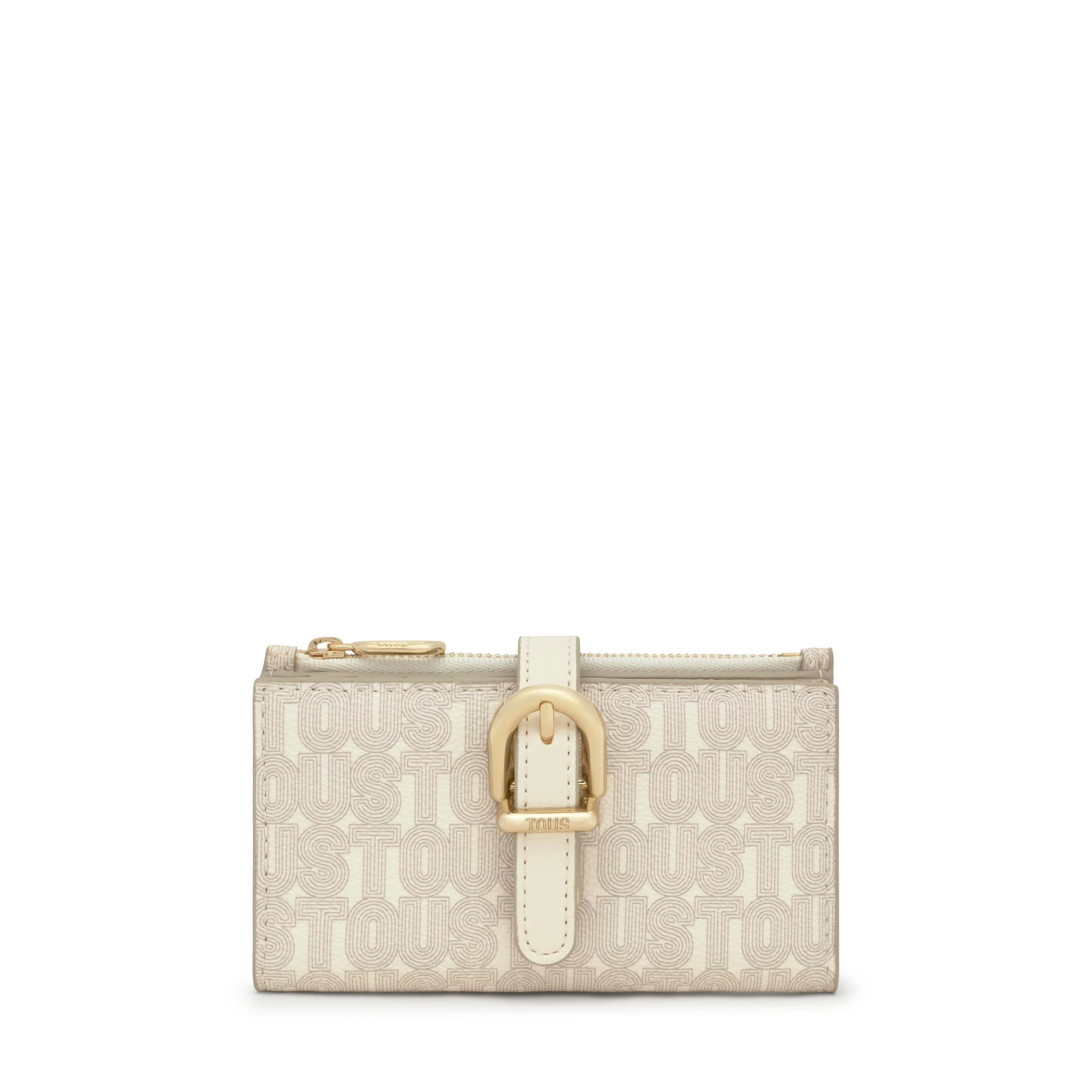Beige Wallet TOUS Buckles Silhouette - 1