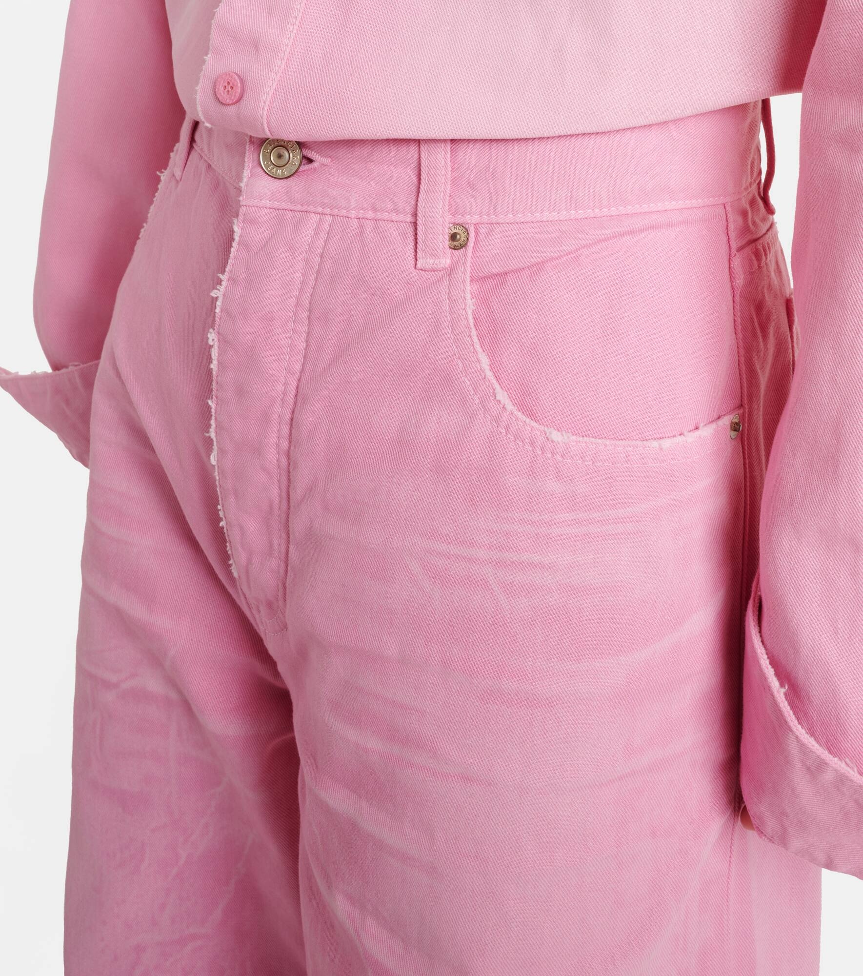 High-rise wide-leg jeans - 4