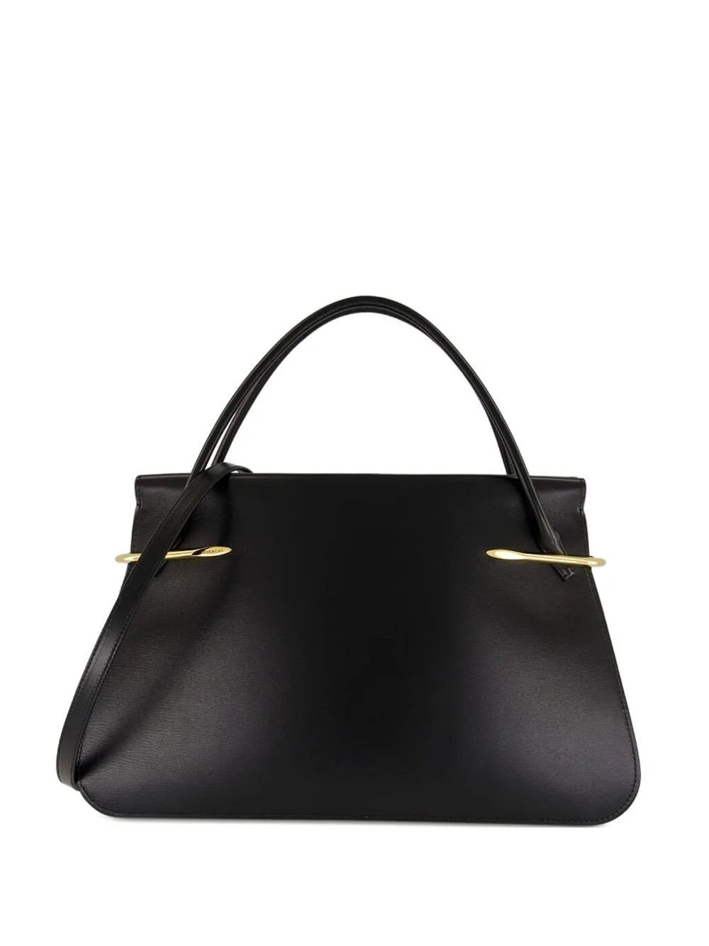 handle leather clutch - 1