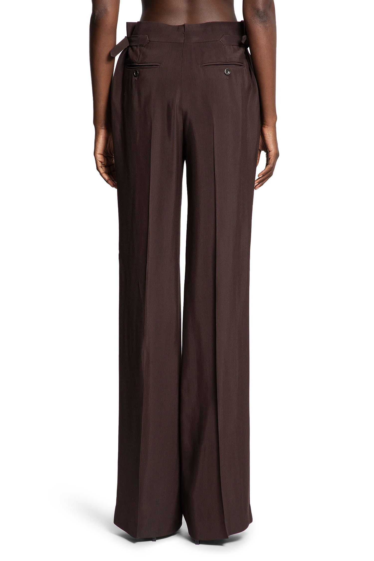 Tailored-Double-Pleat-Wide-Leg-Pants - 3