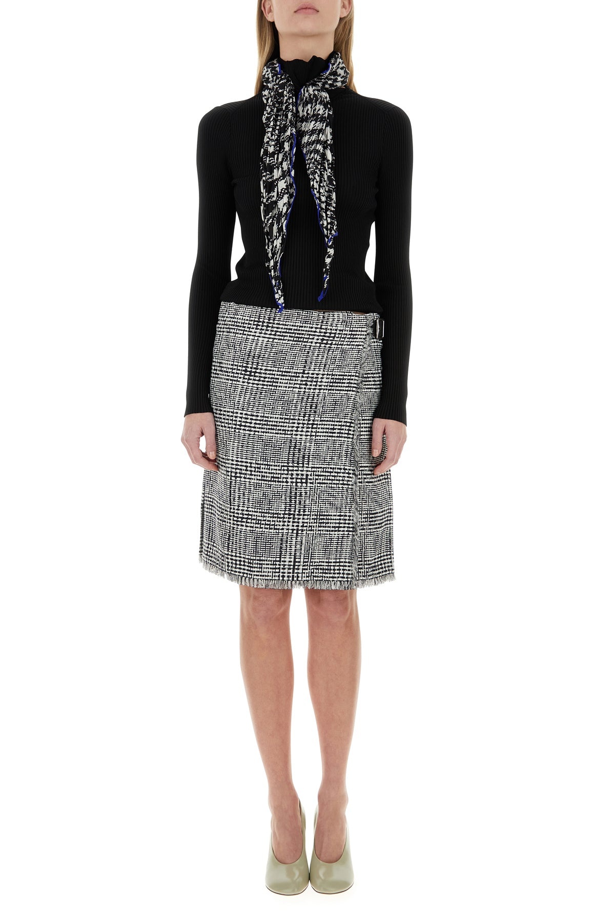 Black viscose blend sweater - 6