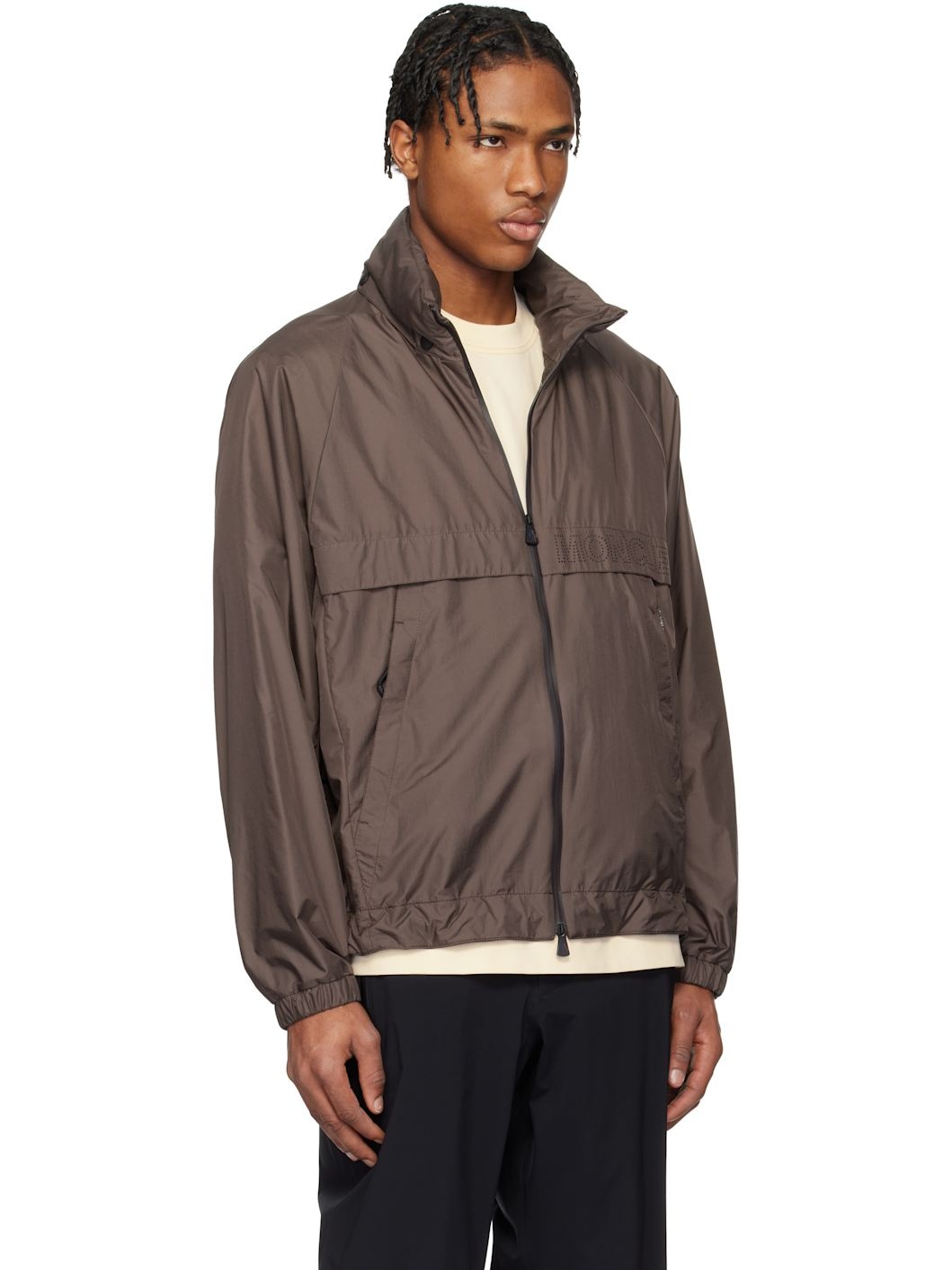 Brown Negara Packable Hooded Jacket - 2