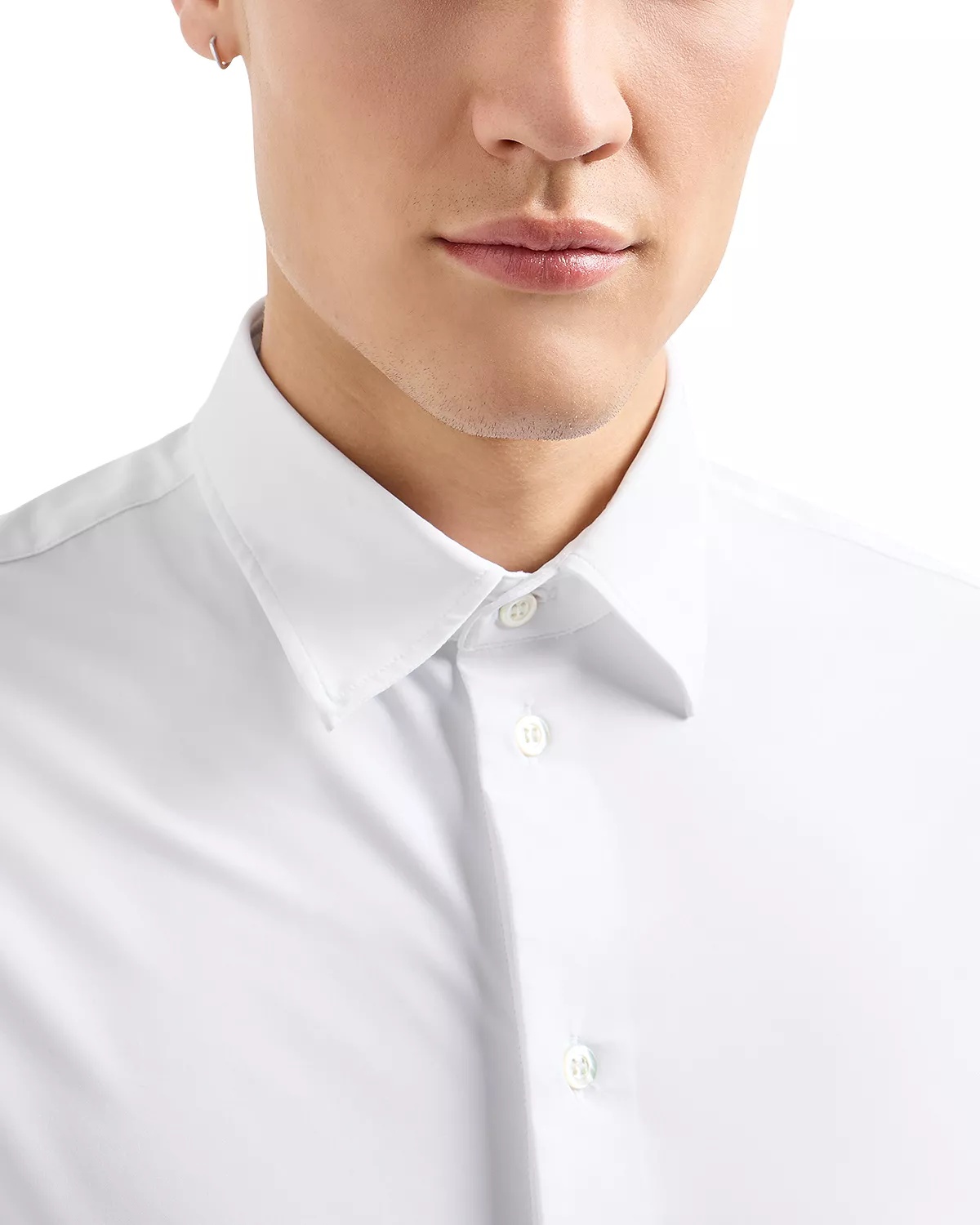 Stretch Regular Fit Button Down Shirt - 4