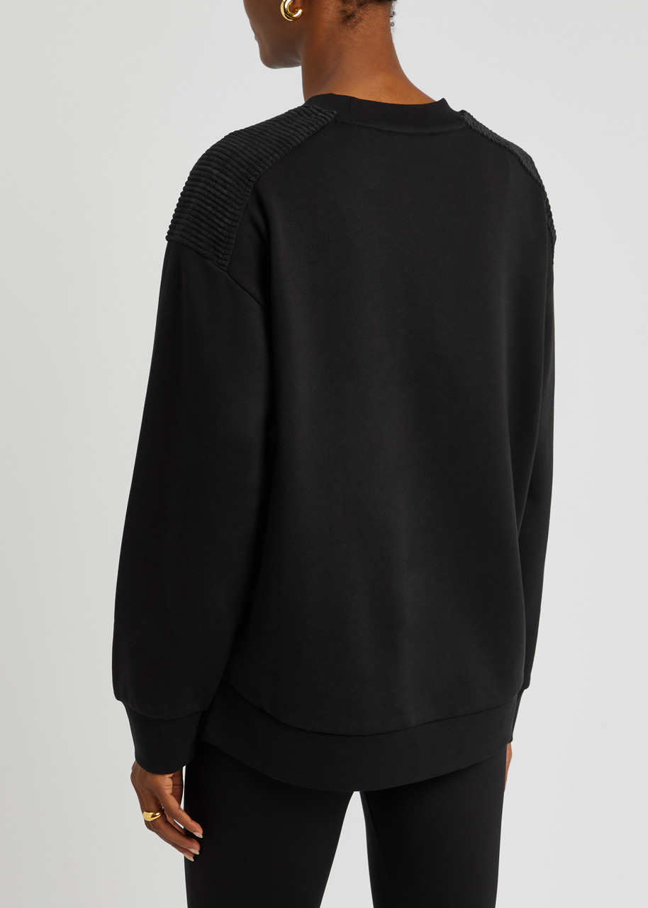 Logo-embroidered cotton-blend sweatshirt - 3