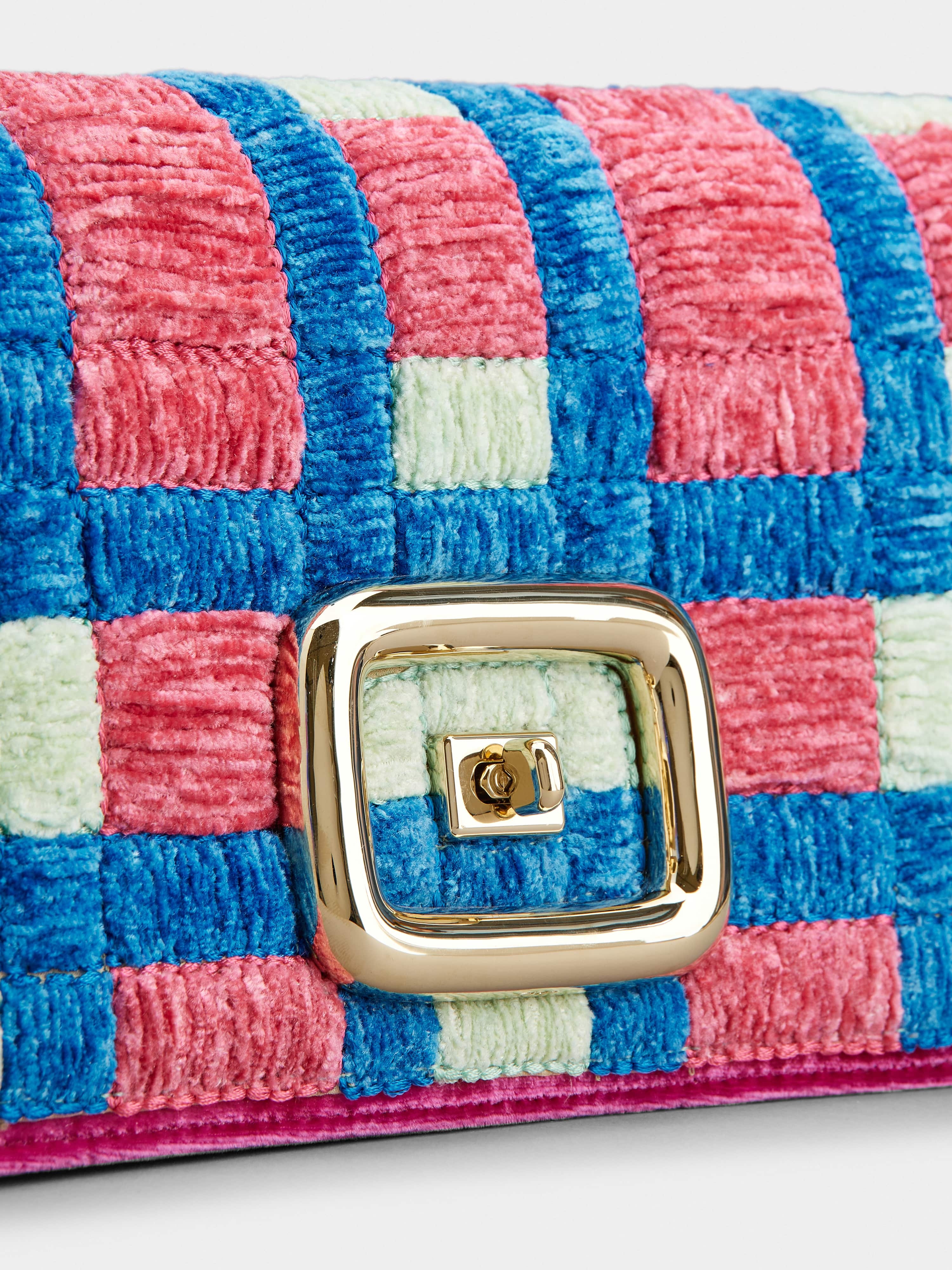 Viv' Choc Weaving Bag in Velvet - 8