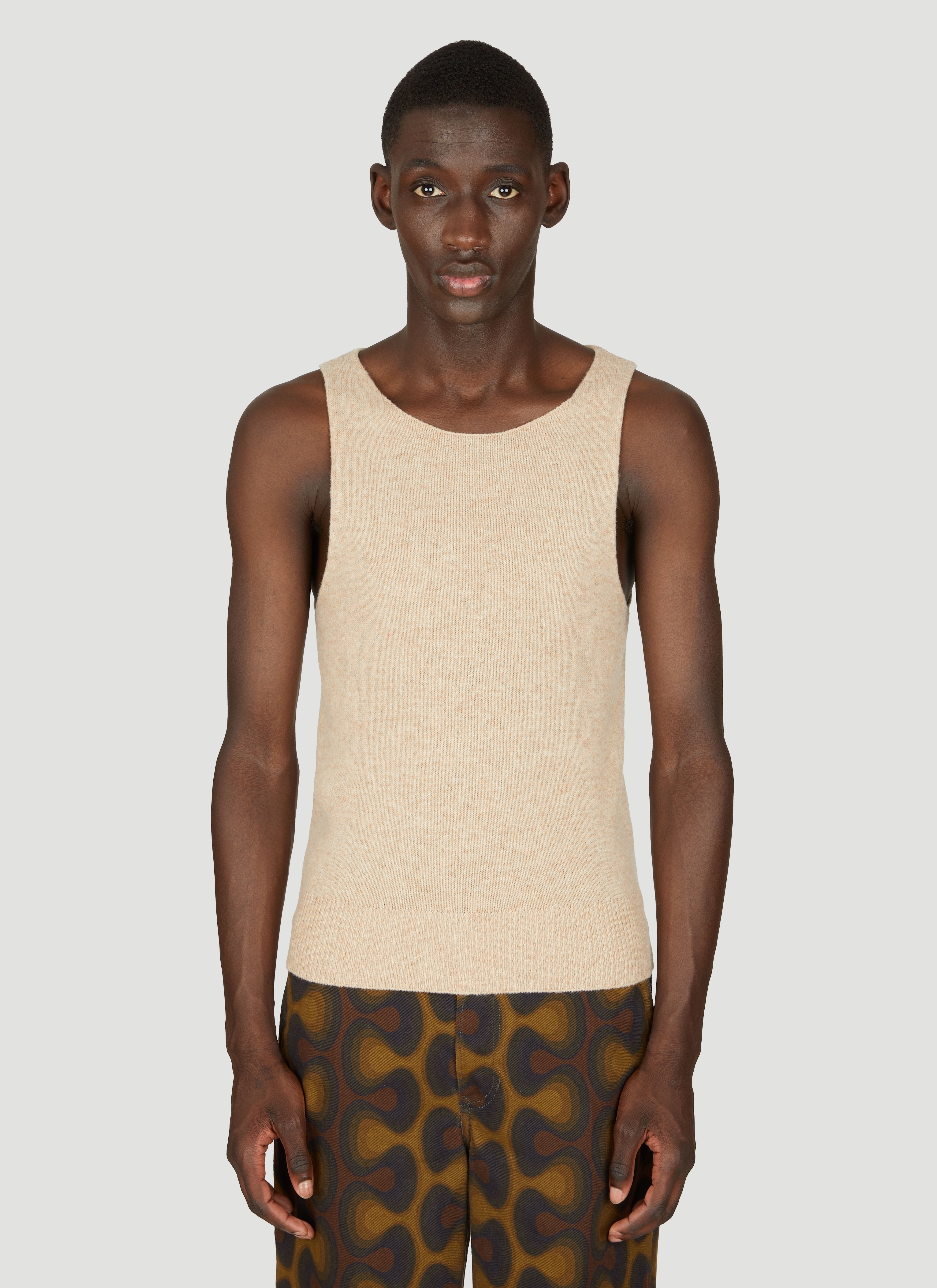 Dries Van Noten Men Merino Singlet - 1