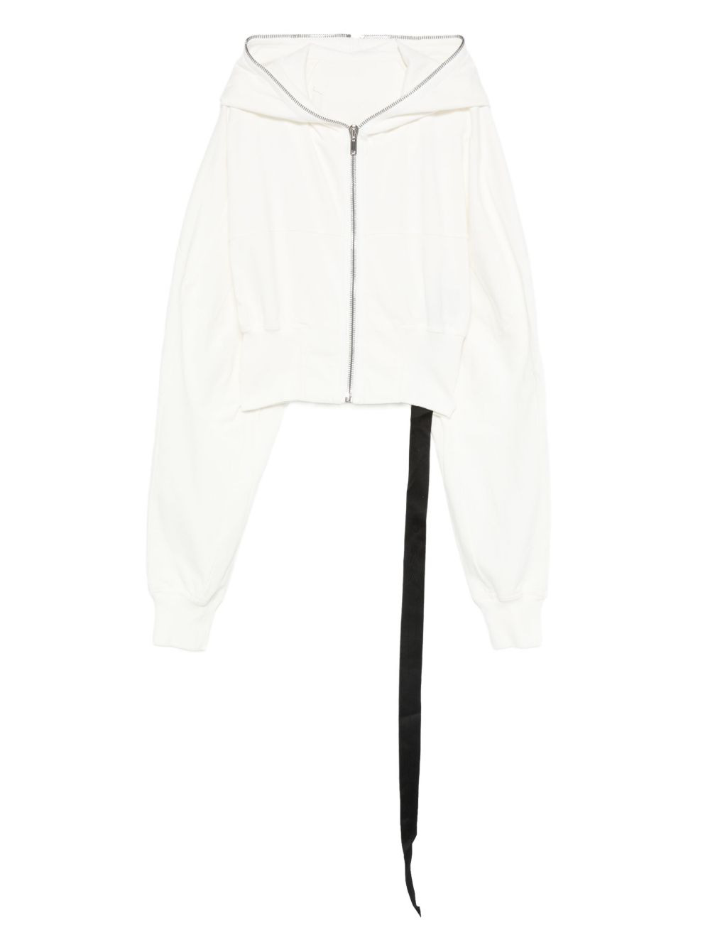 hooded zip-up top - 1