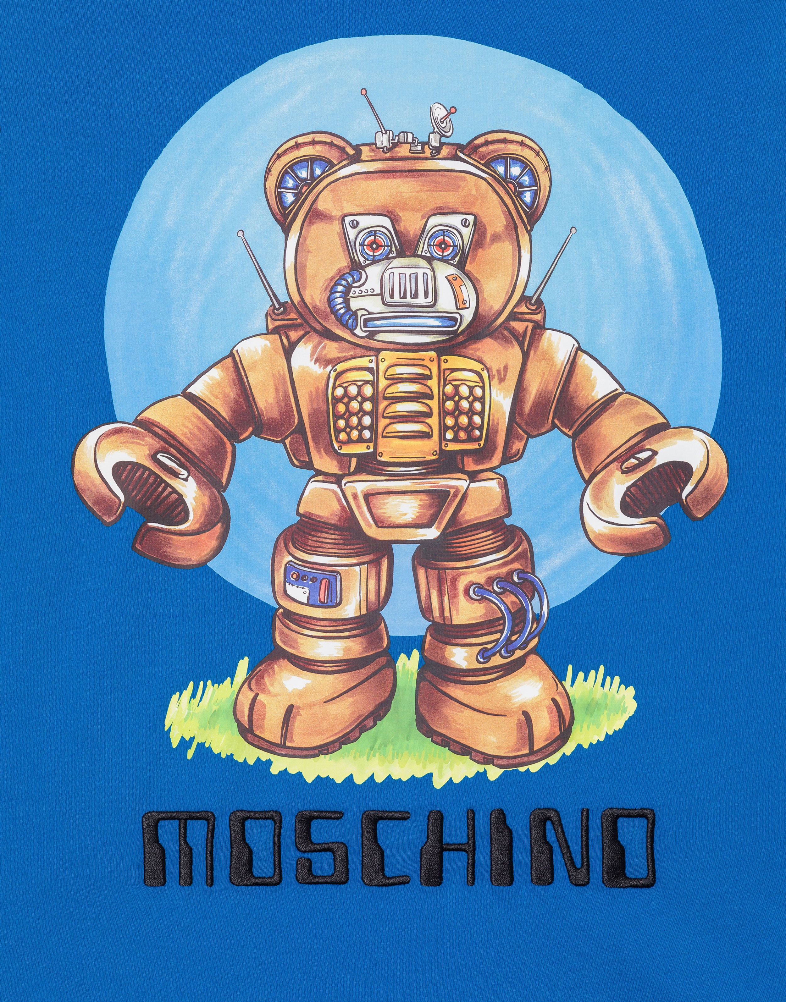 ROBOT BEAR ORGANIC JERSEY T-SHIRT - 4