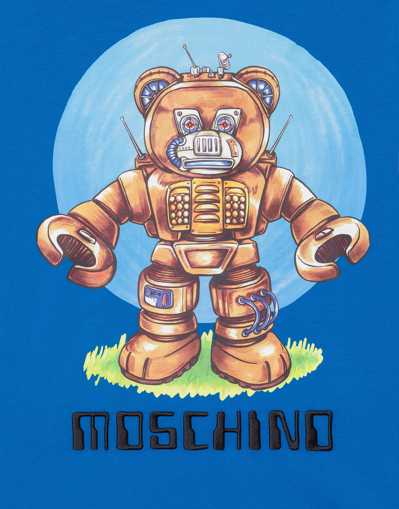 ROBOT BEAR ORGANIC JERSEY T-SHIRT 4