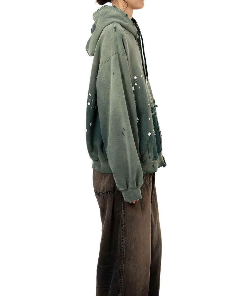 Sun Faded Like Embellished Zip-up Hoodie 14