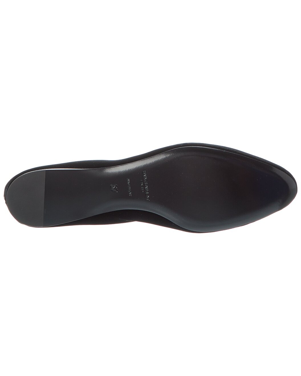 Saint Laurent Gio Velvet Ballet Flat - 4