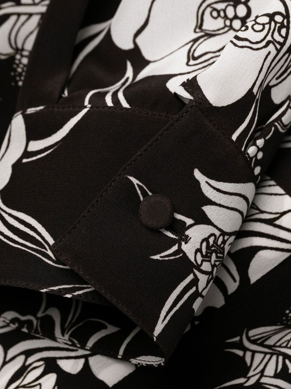 floral-print silk maxi dress - 6