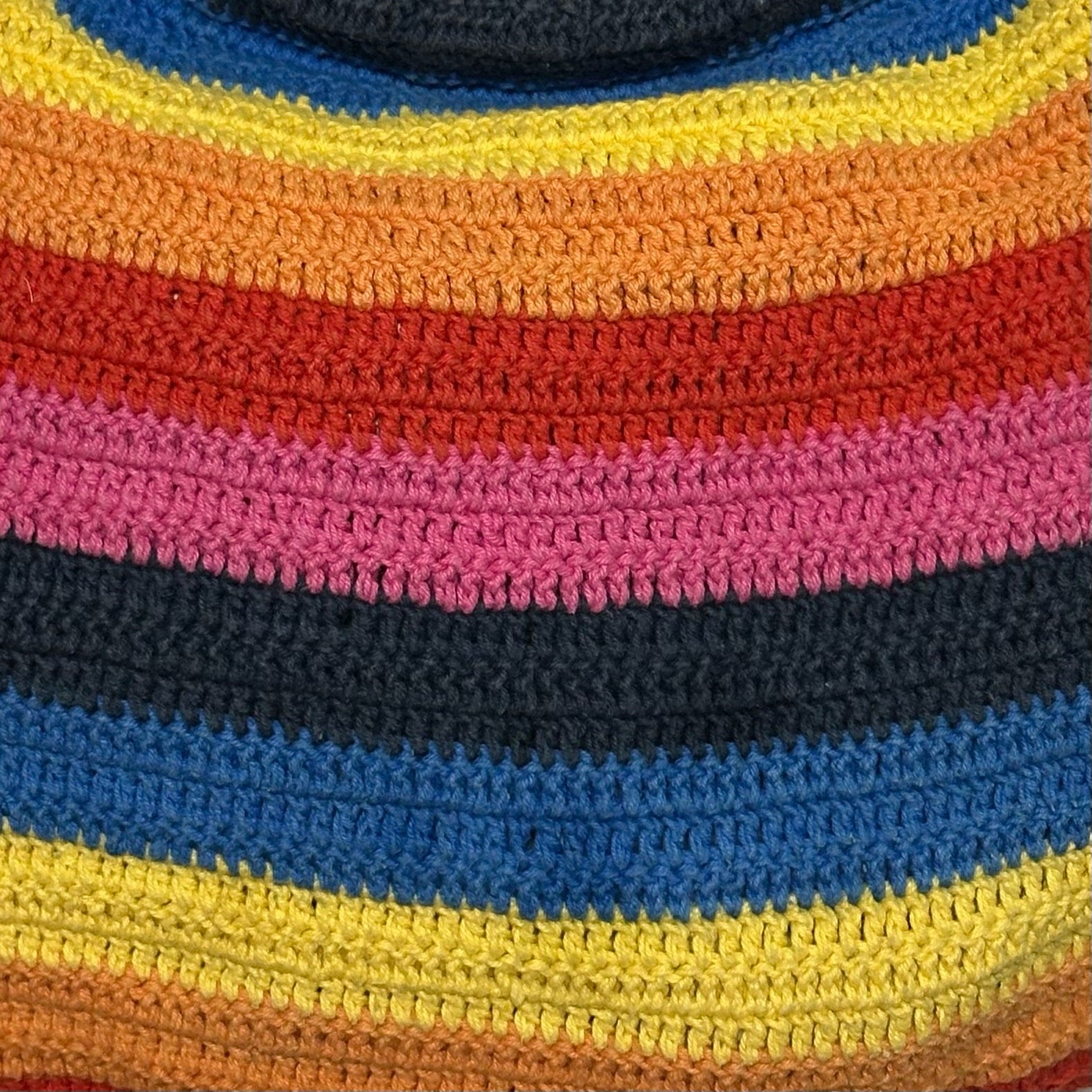 D&G - D&G Knit Rainbow Handle Tote Bag - 6