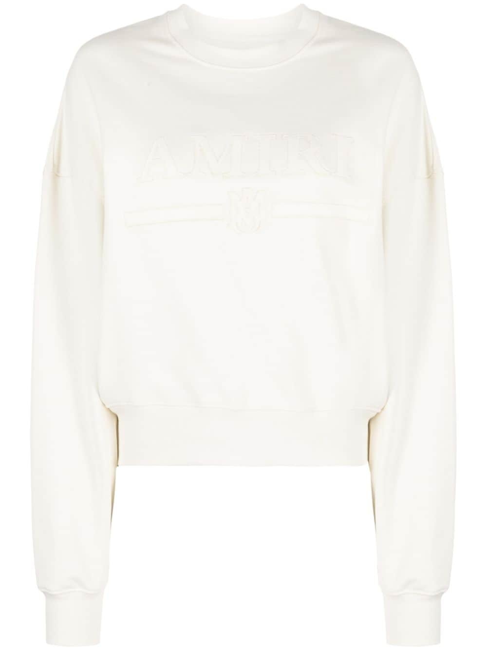 Amiri Vanilla Crew-Neck T-Shirt with Logo