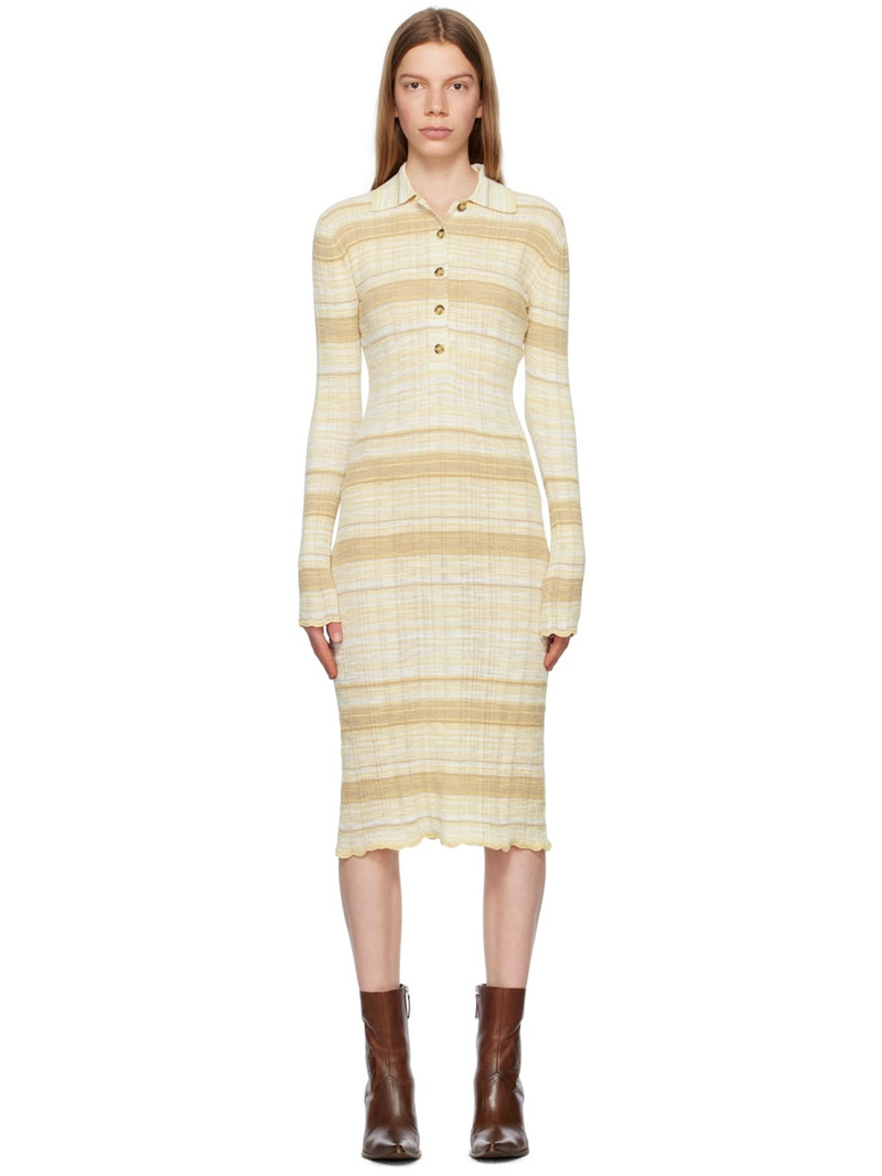 SSENSE Exclusive Beige Midi Dress 1