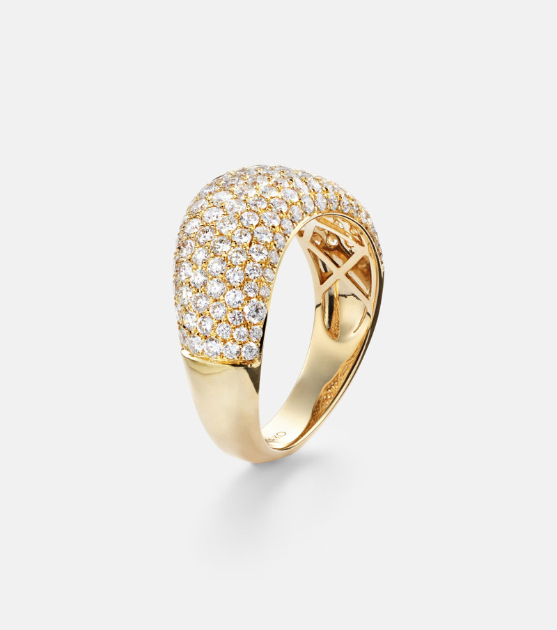 Celeste 18kt gold ring with diamonds 4