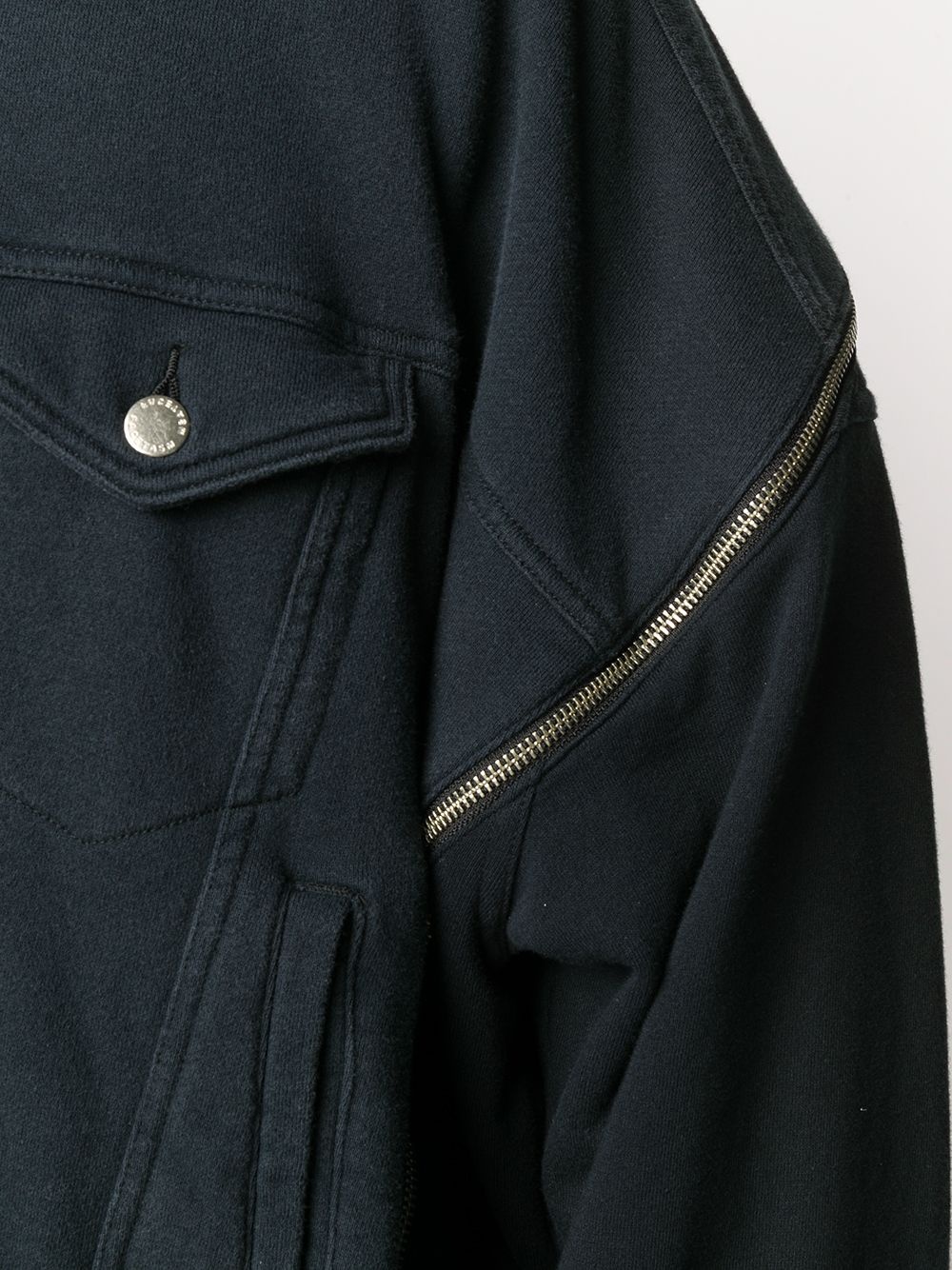 zip detail jacket - 6