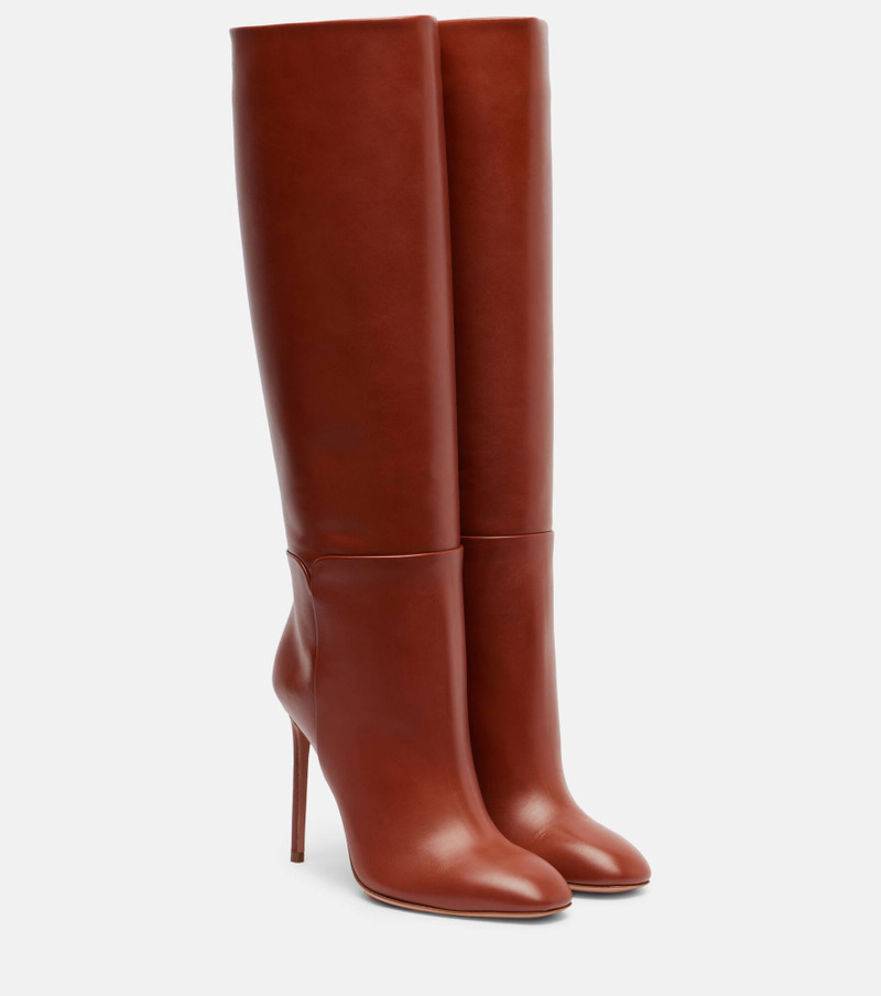 Sellier 105 leather knee-high boots 1