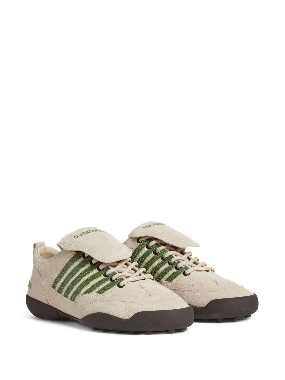 logo-embroidered sneakers - 2