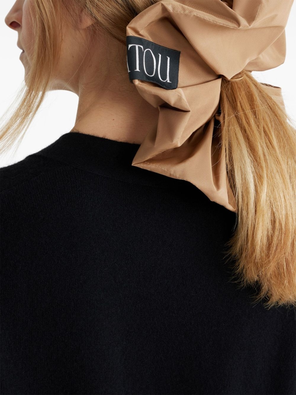 large Patou faille scrunchie - 3