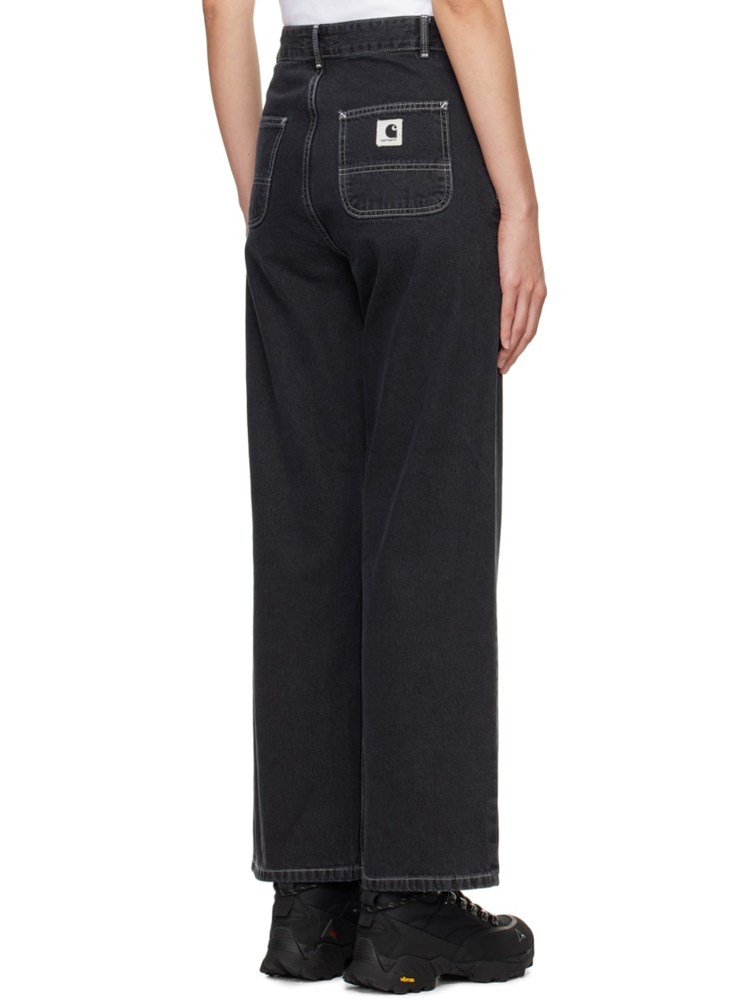 Black Simple Jeans - 3