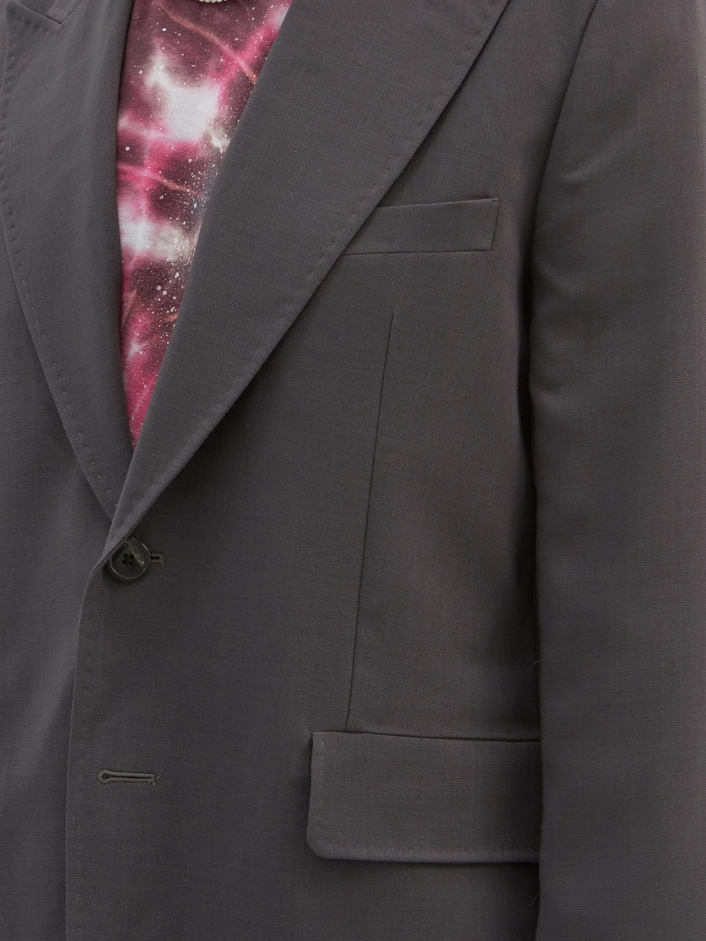 New Bullhead wool-sharkskin blazer - 3