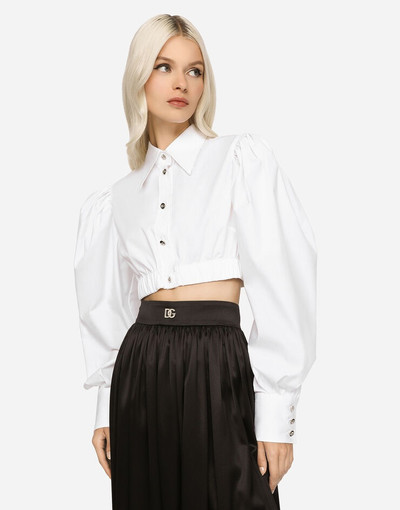 Dolce & Gabbana Poplin shirt with puff sleeves outlook