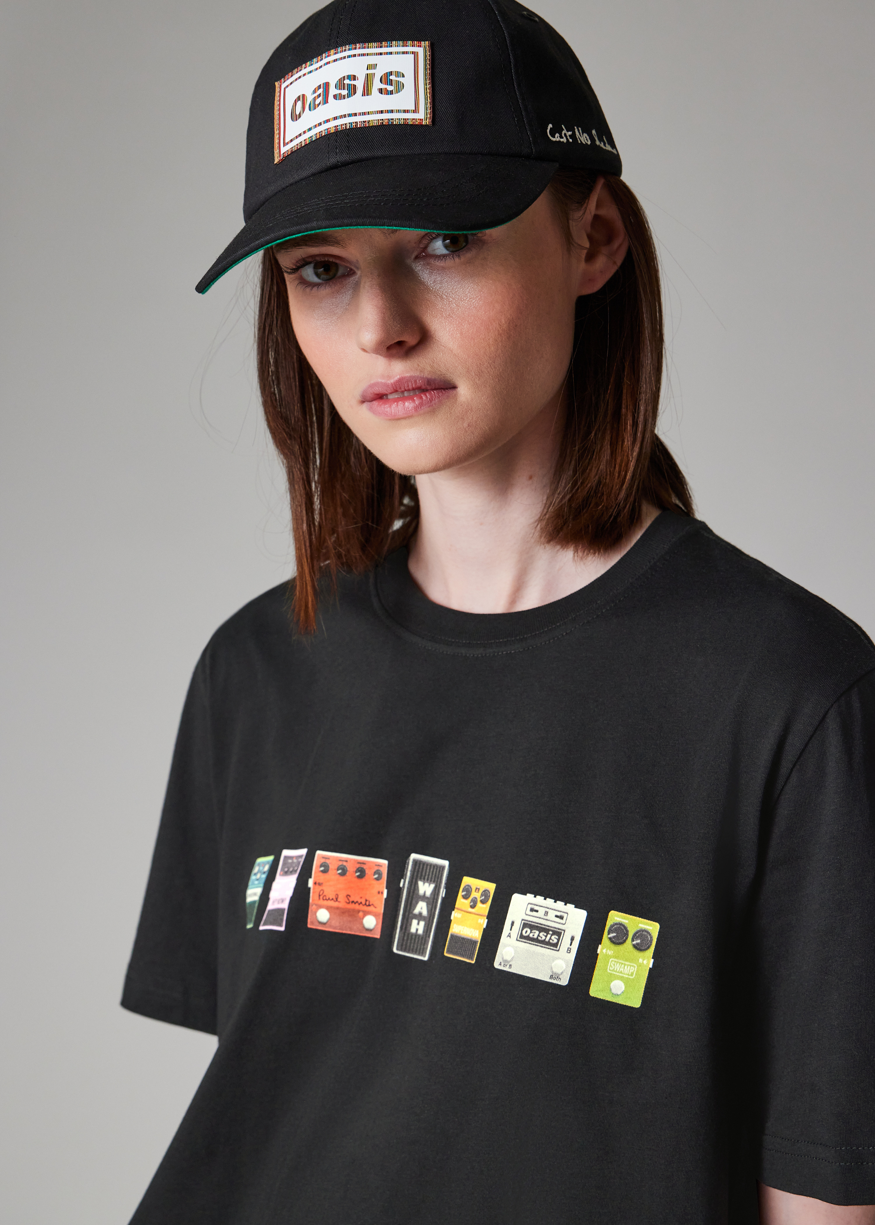 Paul Smith x Oasis - Black 'Signature Stripe' Logo Cap - 9