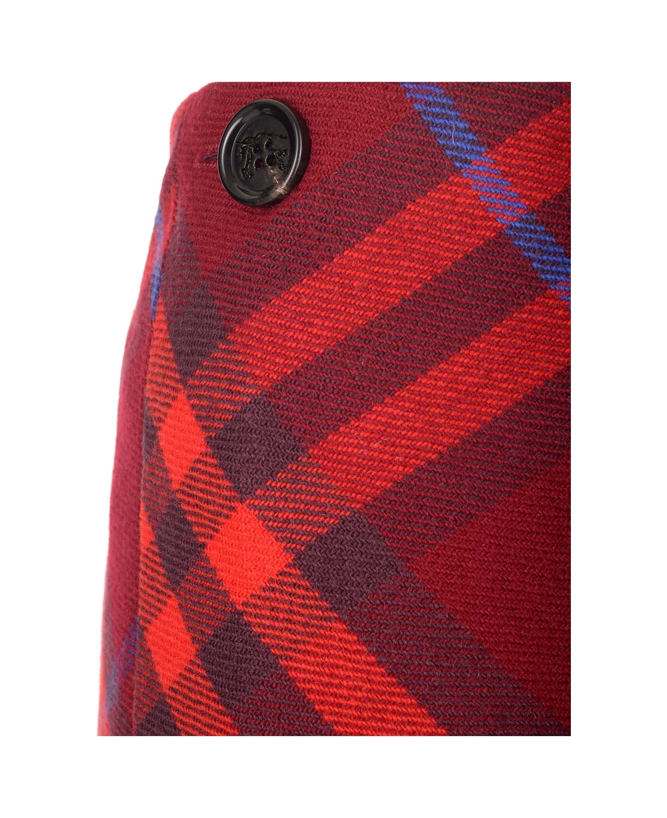 Check Pattern Wool Kilt - 5