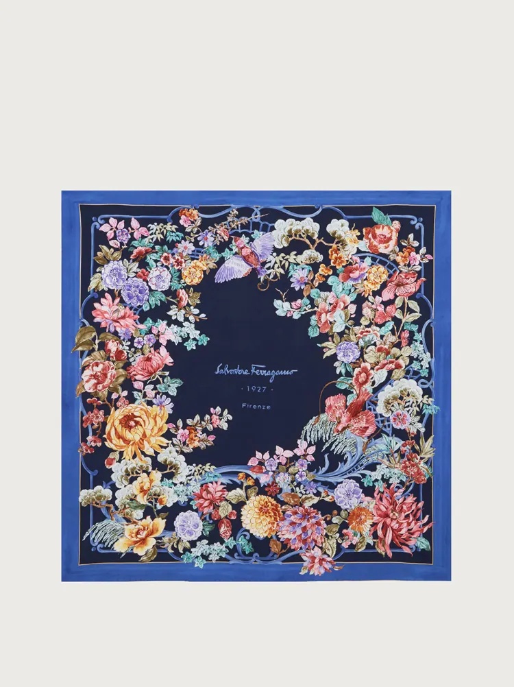 CERAMIC PRINT SILK SCARF - 1