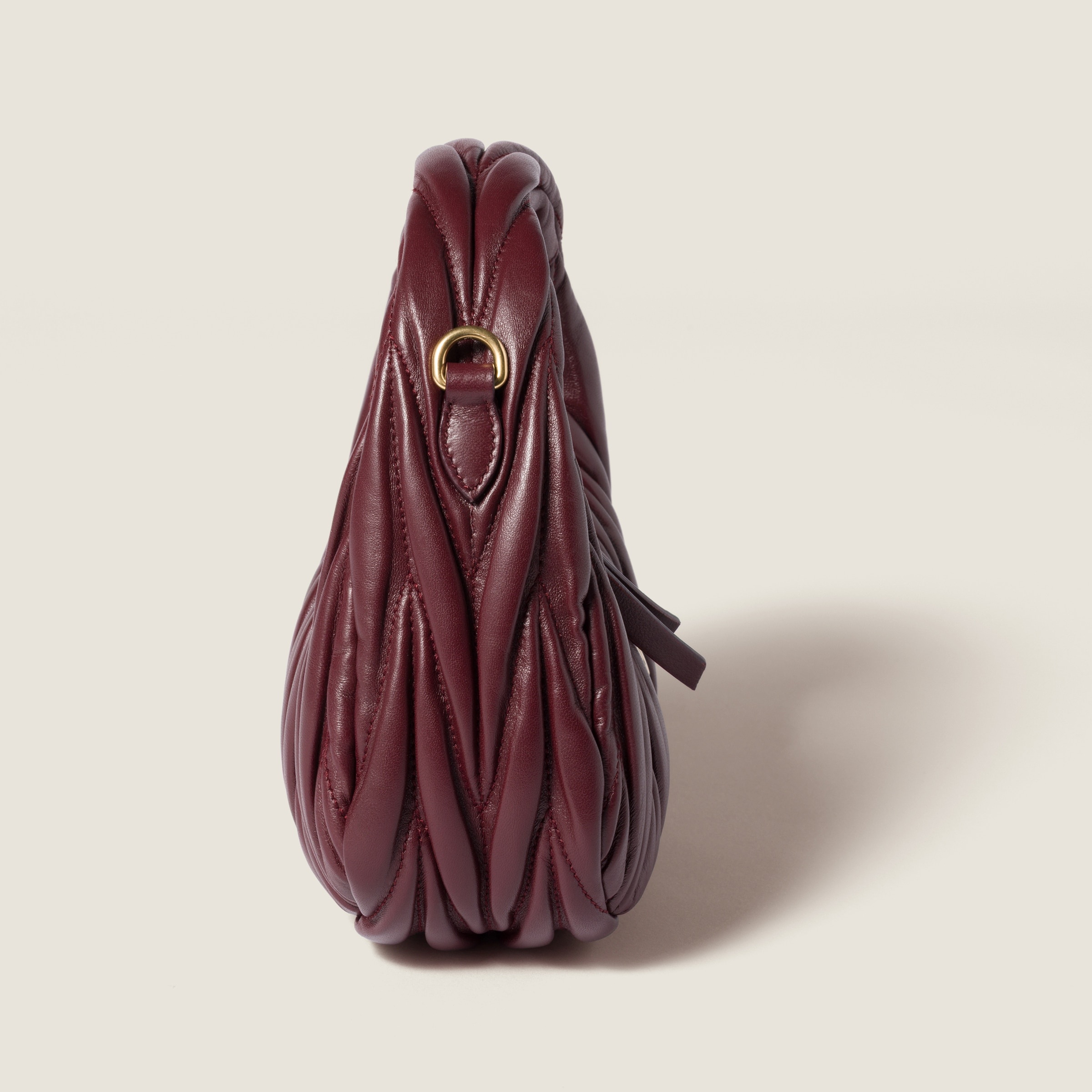 Wander matelassé nappa leather hobo mini-bag - 7