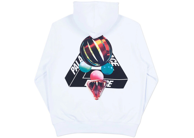 PALACE Palace Sans Ferg Hood White outlook