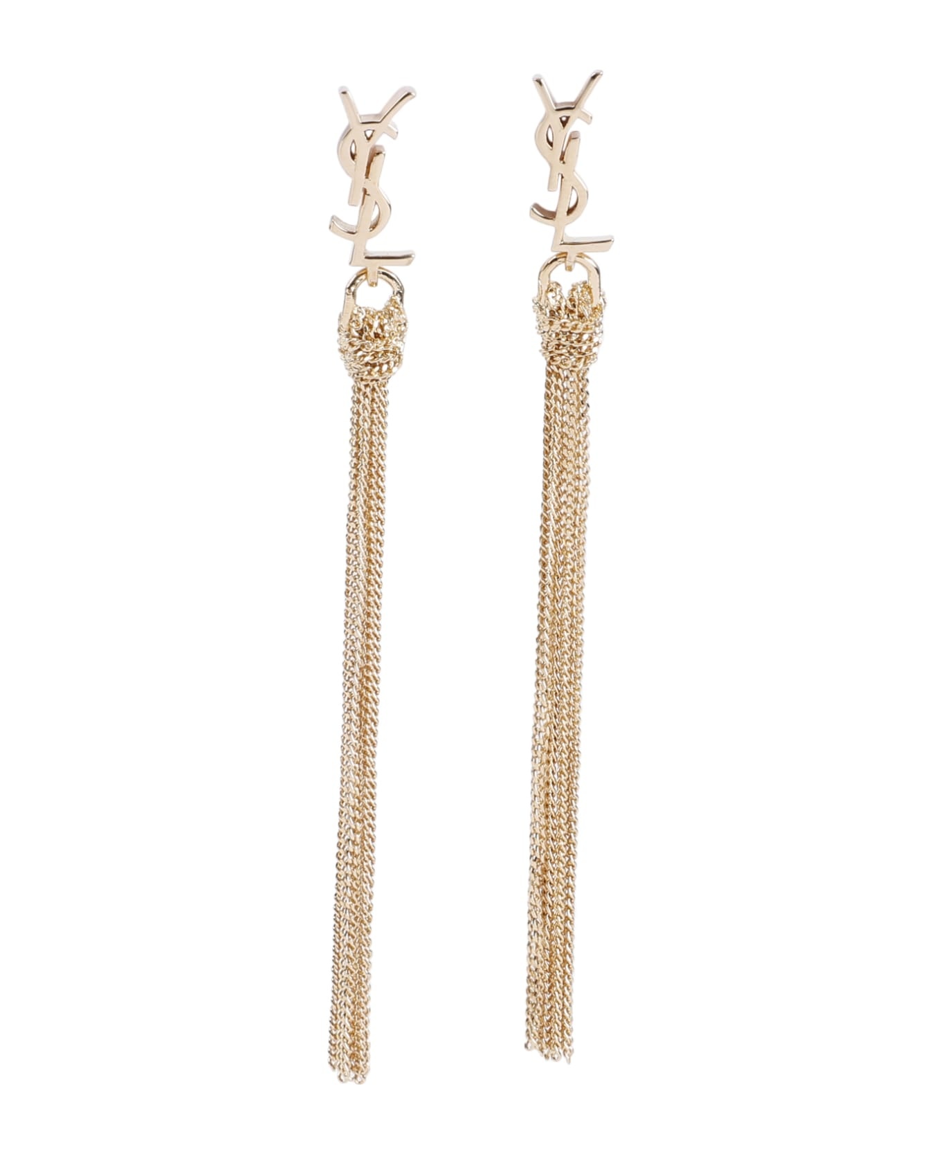 Pompons Chains Earrings - 2