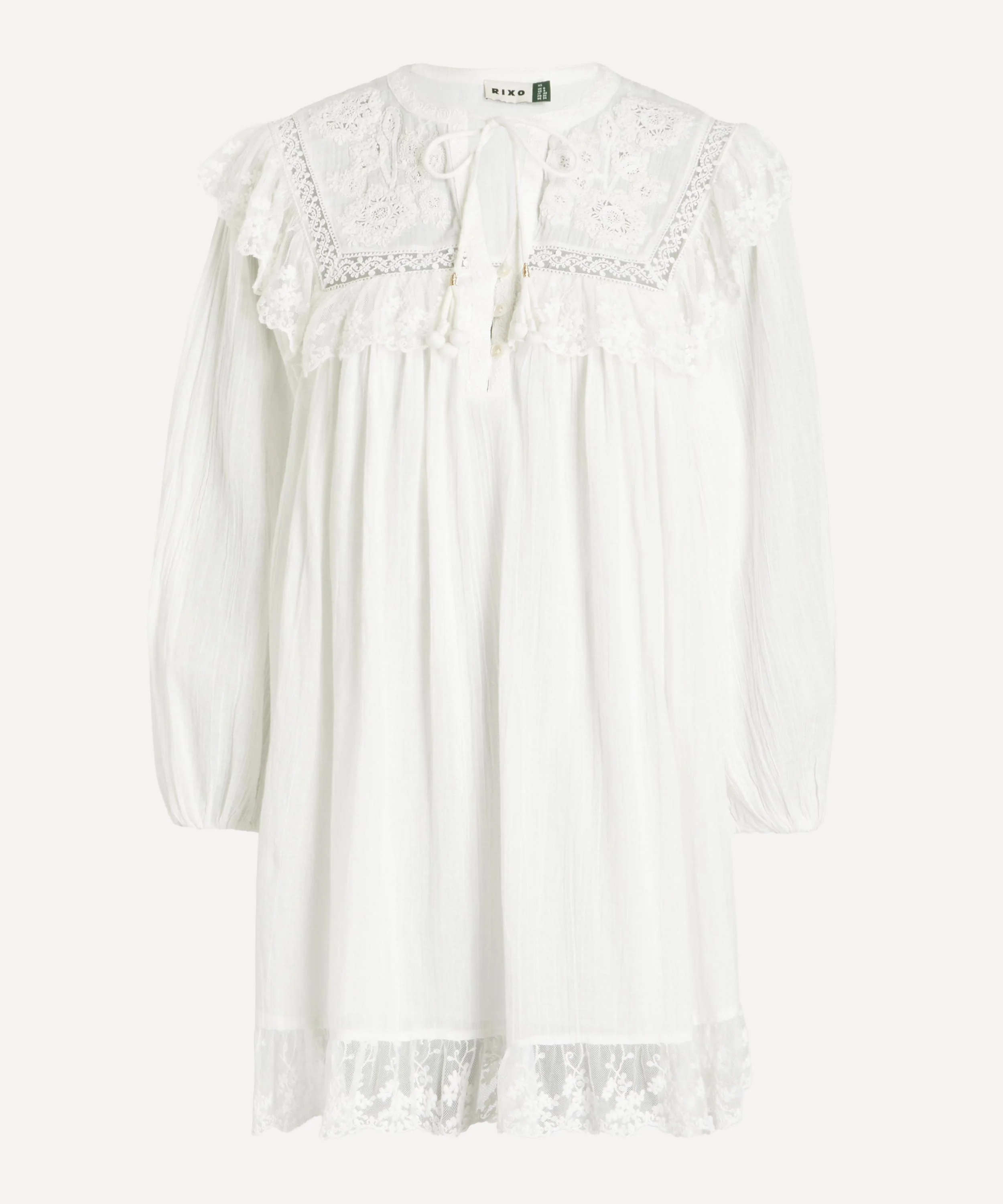 Inez Ivory Cotton Mimi Dress - 1